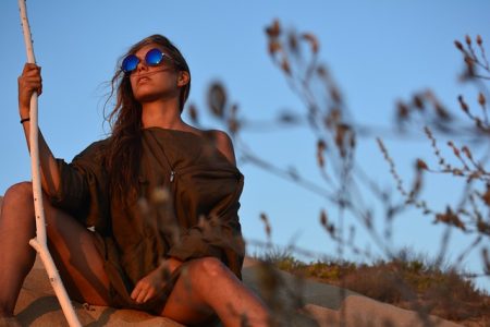 kobieta w eco fashion